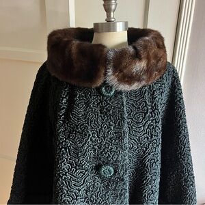 Vtg. Mink Astrakin by Lepshire made in France.